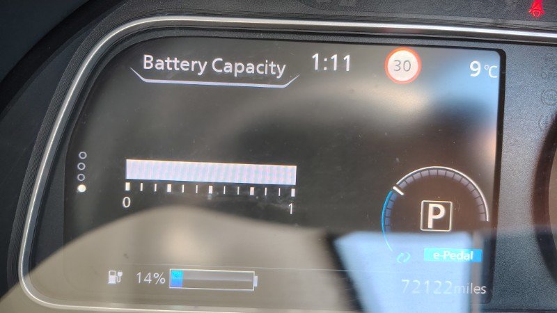 leaf tekna battery soh